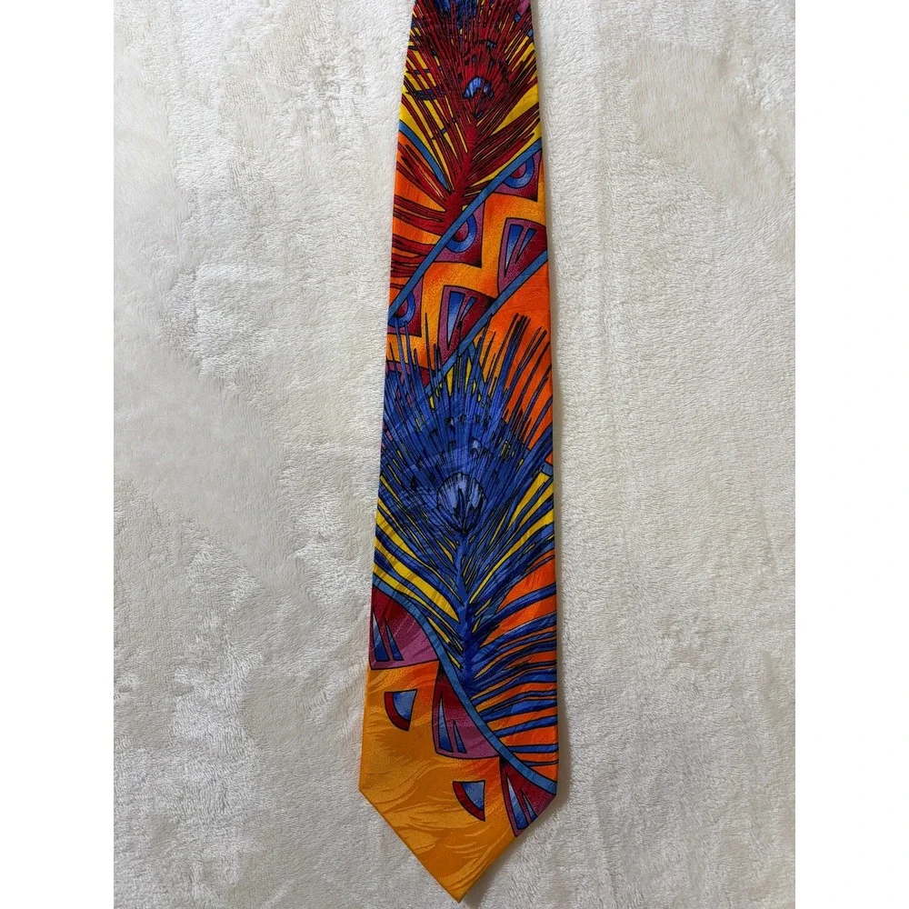 Rush Limbaugh Multicolor Vintage No Boundaries Collection Silk Tie Set Excellent